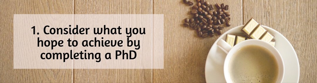 what is the process of doing phd